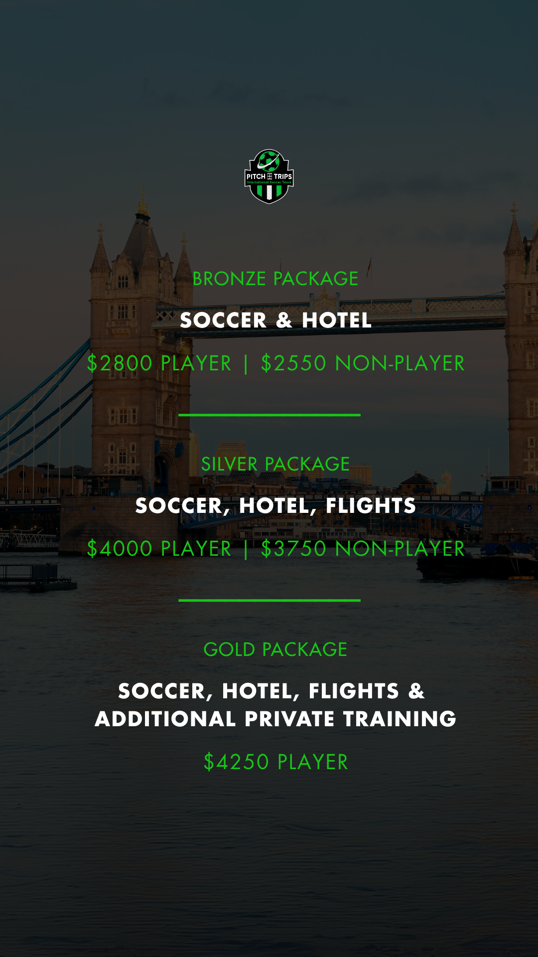 Tour Deposit